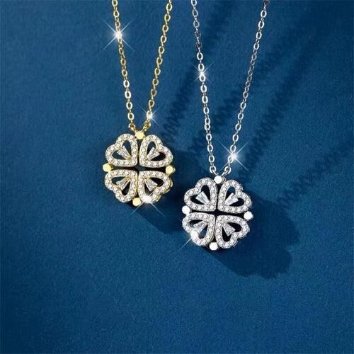 Colar Trevo do Amor 2 em 1